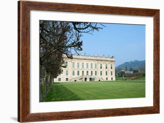 South Front, Chatsworth House, Derbyshire-null-Framed Photographic Print