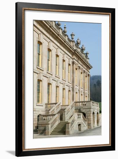 South Front, Chatsworth House, Derbyshire-null-Framed Photographic Print