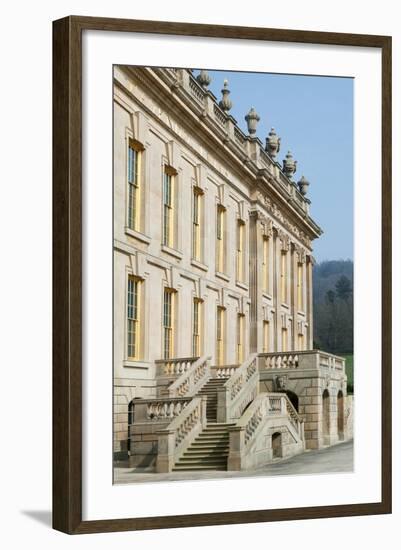 South Front, Chatsworth House, Derbyshire-null-Framed Photographic Print