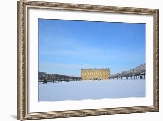 South Front, Chatsworth House, Derbyshire-null-Framed Photographic Print