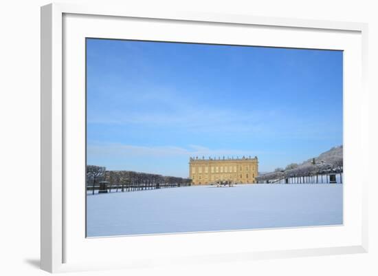 South Front, Chatsworth House, Derbyshire-null-Framed Photographic Print