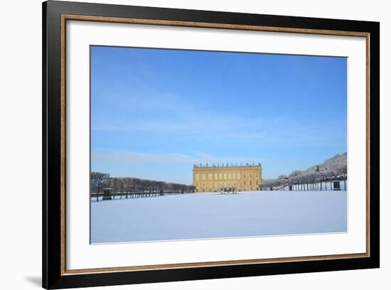 South Front, Chatsworth House, Derbyshire-null-Framed Photographic Print