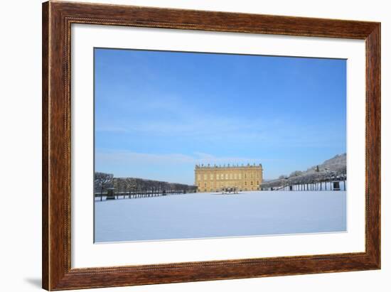 South Front, Chatsworth House, Derbyshire-null-Framed Photographic Print