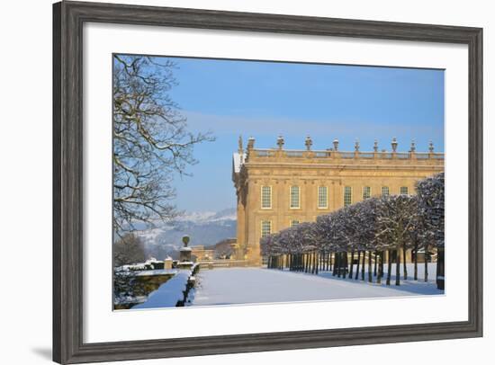 South Front, Chatsworth House, Derbyshire-null-Framed Photographic Print