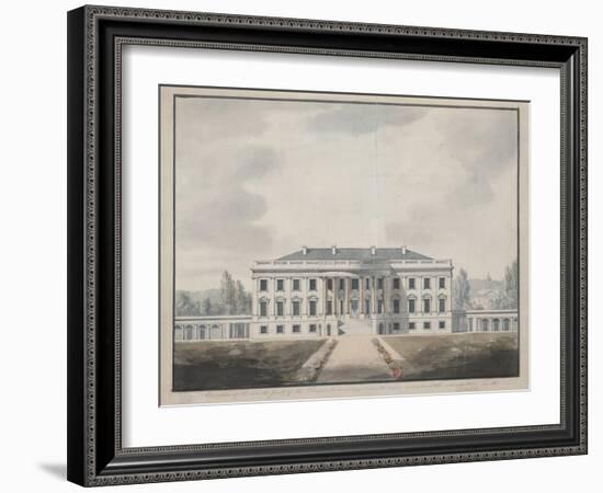 South Front Elevation of the White House-null-Framed Giclee Print