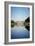 South Front Seen Through the Emperor Fountain, Chatsworth House, Derbyshire-null-Framed Photographic Print