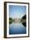 South Front Seen Through the Emperor Fountain, Chatsworth House, Derbyshire-null-Framed Photographic Print