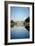 South Front Seen Through the Emperor Fountain, Chatsworth House, Derbyshire-null-Framed Photographic Print