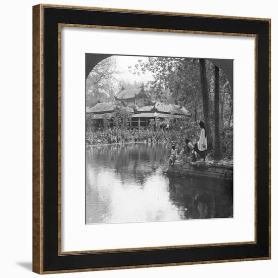 South Garden Palace in Fort, Mandalay, Burma, 1908-null-Framed Photographic Print