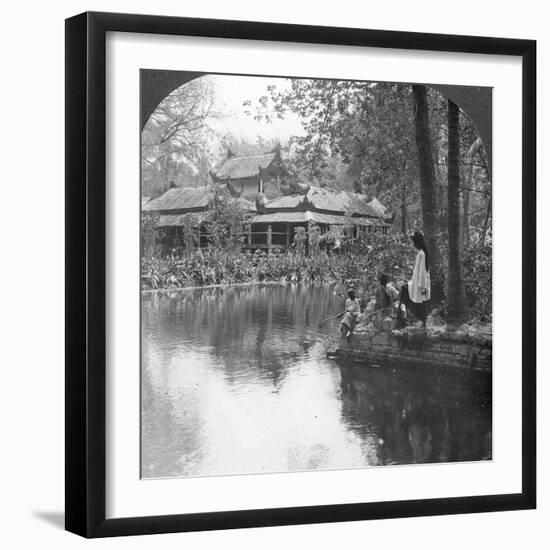 South Garden Palace in Fort, Mandalay, Burma, 1908-null-Framed Photographic Print