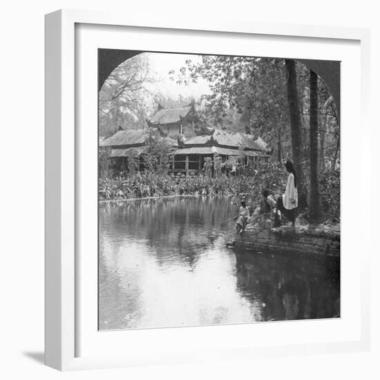 South Garden Palace in Fort, Mandalay, Burma, 1908-null-Framed Photographic Print