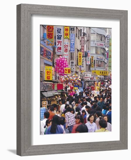 South Gate Market, Seoul City, South Korea, Asia-Alain Evrard-Framed Photographic Print