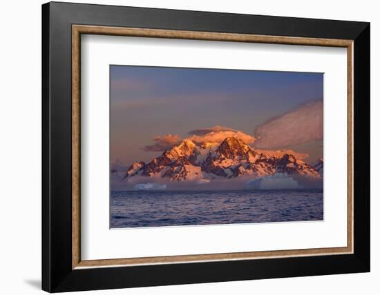 South Georgia Island. Landscape of icebergs, Drygalski Fiord-Howie Garber-Framed Photographic Print