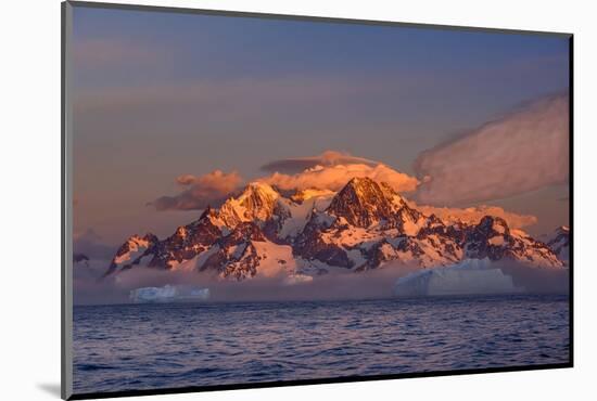 South Georgia Island. Landscape of icebergs, Drygalski Fiord-Howie Garber-Mounted Photographic Print