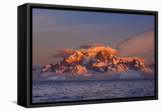 South Georgia Island. Landscape of icebergs, Drygalski Fiord-Howie Garber-Framed Premier Image Canvas