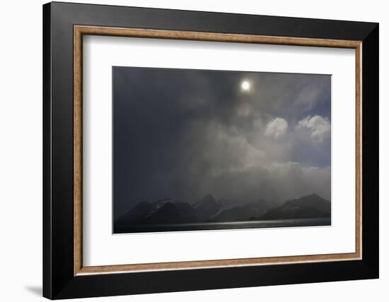 South Georgia. Shore Obscured by a Storm-Inger Hogstrom-Framed Photographic Print