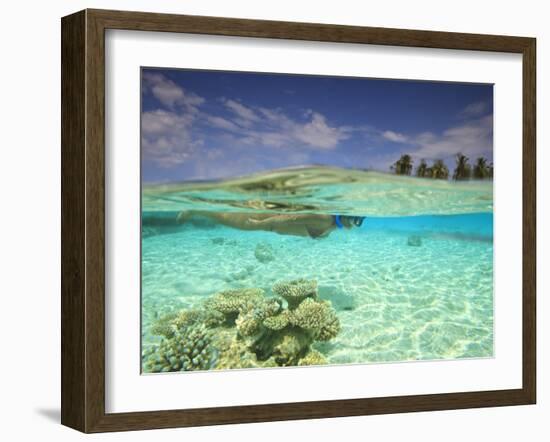 South Huvadhoo Atoll, Southern Maldives, Indian Ocean-Stuart Westmorland-Framed Photographic Print