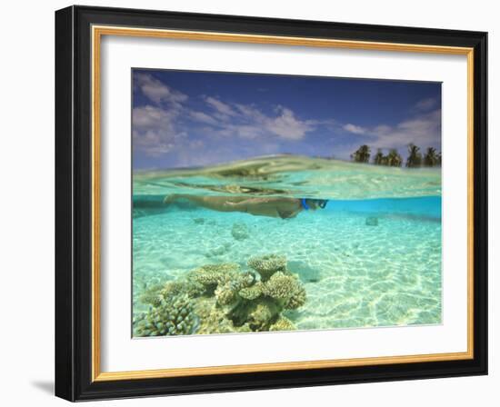 South Huvadhoo Atoll, Southern Maldives, Indian Ocean-Stuart Westmorland-Framed Photographic Print