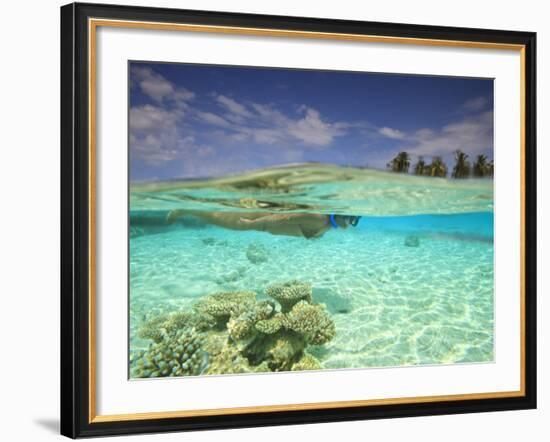 South Huvadhoo Atoll, Southern Maldives, Indian Ocean-Stuart Westmorland-Framed Photographic Print