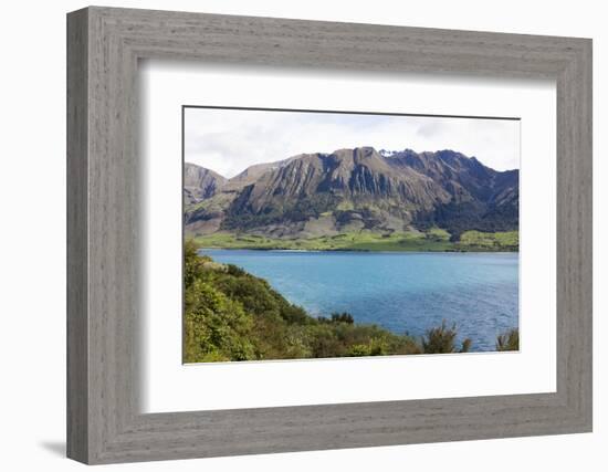 South Island, lake landscape.-Greg Johnston-Framed Photographic Print