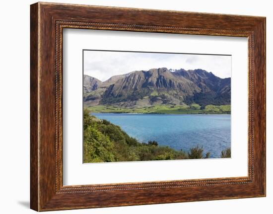 South Island, lake landscape.-Greg Johnston-Framed Photographic Print