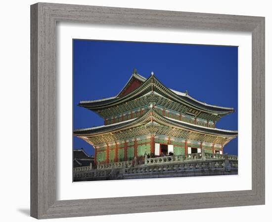 South Korea, Seoul, Gyeongbokgung Palace, Geunjeongjeon Throne Hall-Steve Vidler-Framed Photographic Print