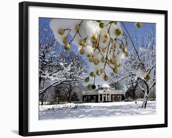 South Lawn of Thomas Jefferson's Home Monticello-Steve Helber-Framed Photographic Print