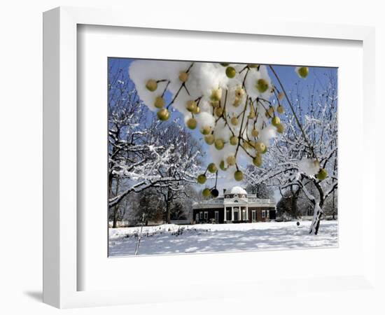 South Lawn of Thomas Jefferson's Home Monticello-Steve Helber-Framed Photographic Print