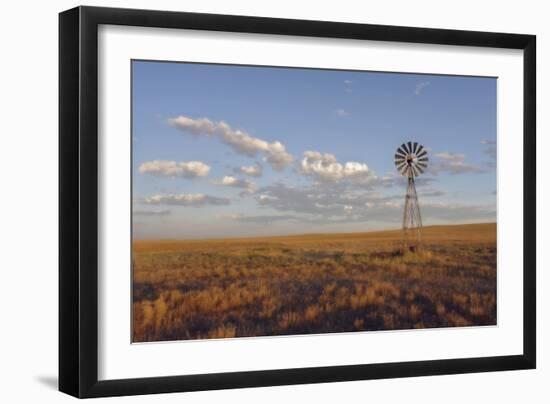 South Leunberger Windmill at Sunset-Amanda Lee Smith-Framed Photographic Print