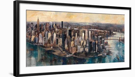 South Manhattan-Marti Bofarull-Framed Art Print