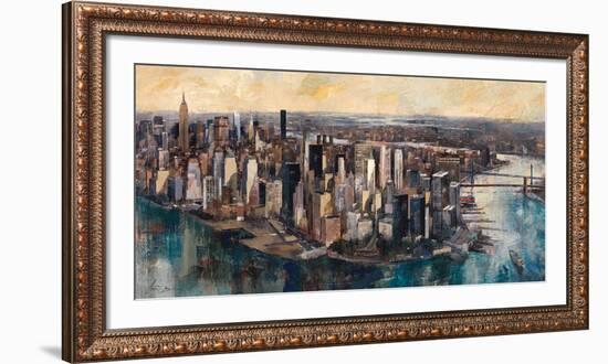 South Manhattan-Marti Bofarull-Framed Art Print