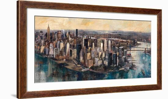 South Manhattan-Marti Bofarull-Framed Art Print