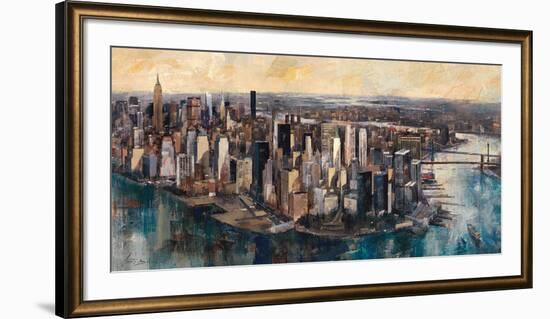 South Manhattan-Marti Bofarull-Framed Art Print