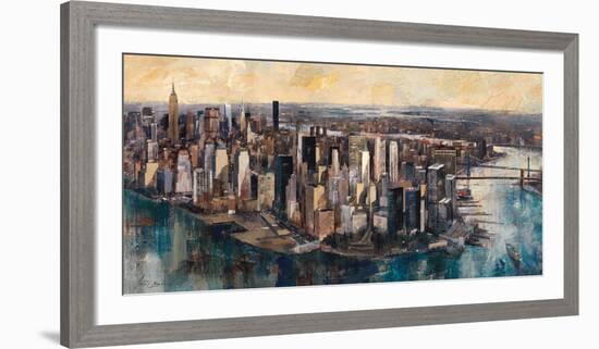 South Manhattan-Marti Bofarull-Framed Art Print