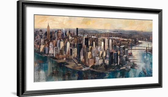 South Manhattan-Marti Bofarull-Framed Art Print