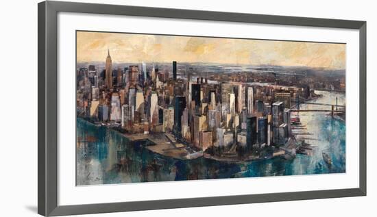 South Manhattan-Marti Bofarull-Framed Art Print