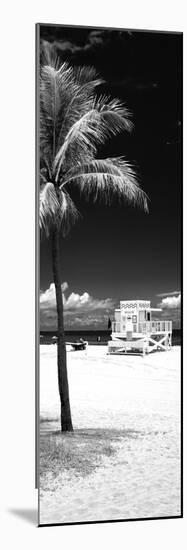 South Miami Beach Landscape with Life Guard Station - Florida - USA-Philippe Hugonnard-Mounted Photographic Print