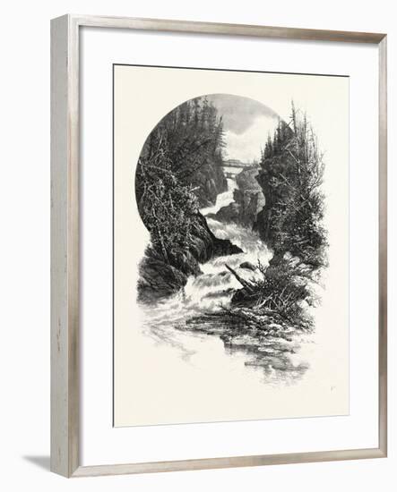 South Muskoka Falls, Canada, Nineteenth Century-null-Framed Giclee Print