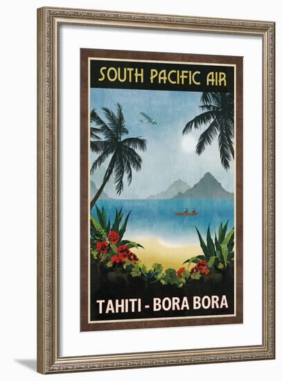 South Pacific Air-Collection Caprice-Framed Art Print