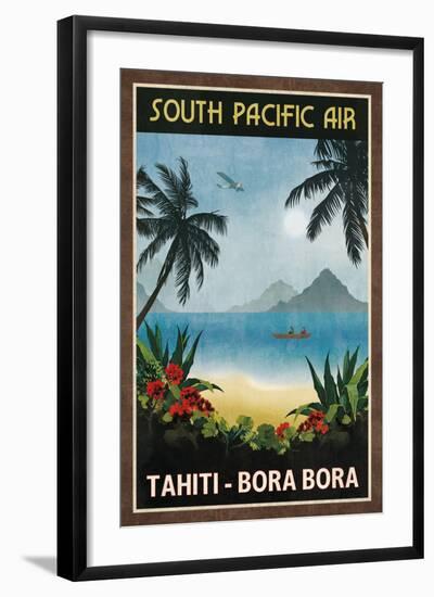 South Pacific Air-Collection Caprice-Framed Art Print