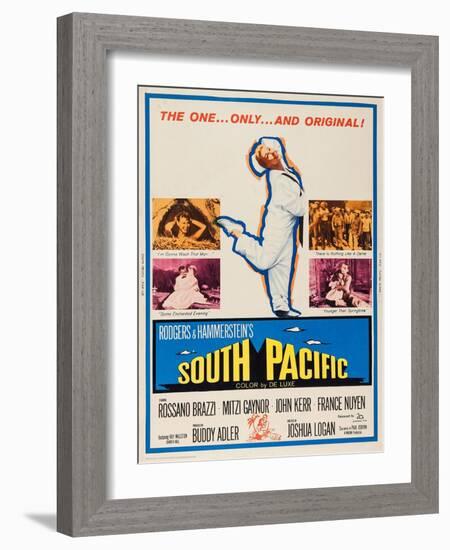 South Pacific, Mitzi Gaynor, 1958-null-Framed Art Print