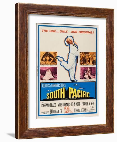 South Pacific, Mitzi Gaynor, 1958-null-Framed Art Print