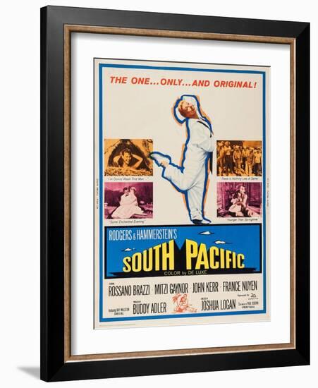 South Pacific, Mitzi Gaynor, 1958-null-Framed Art Print