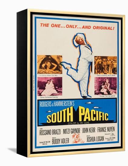 South Pacific, Mitzi Gaynor, 1958-null-Framed Stretched Canvas