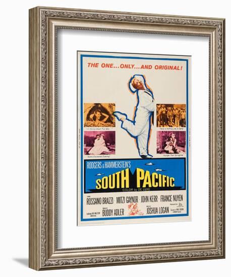 South Pacific, Mitzi Gaynor, 1958-null-Framed Art Print