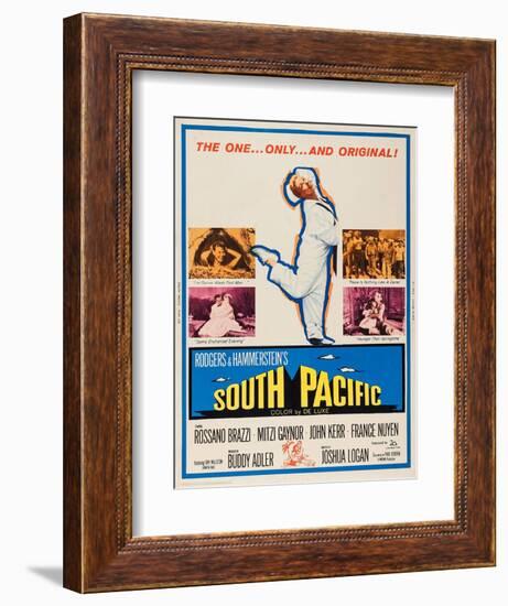 South Pacific, Mitzi Gaynor, 1958-null-Framed Art Print