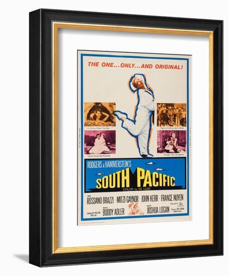 South Pacific, Mitzi Gaynor, 1958-null-Framed Art Print