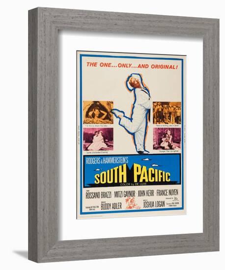 South Pacific, Mitzi Gaynor, 1958-null-Framed Premium Giclee Print