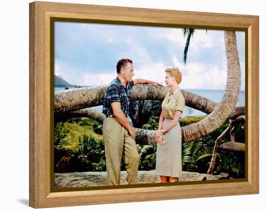 South Pacific, Rossano Brazzi, Mitzi Gaynor, 1958-null-Framed Stretched Canvas