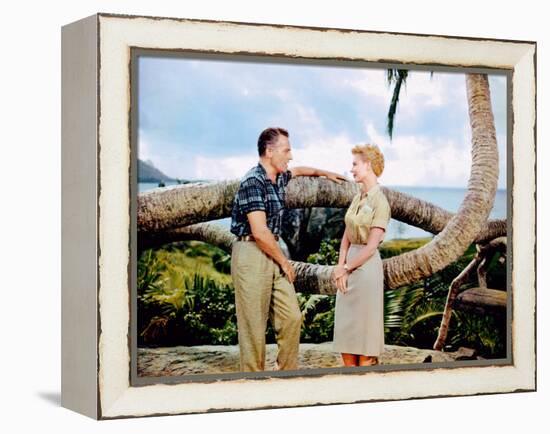 South Pacific, Rossano Brazzi, Mitzi Gaynor, 1958-null-Framed Stretched Canvas
